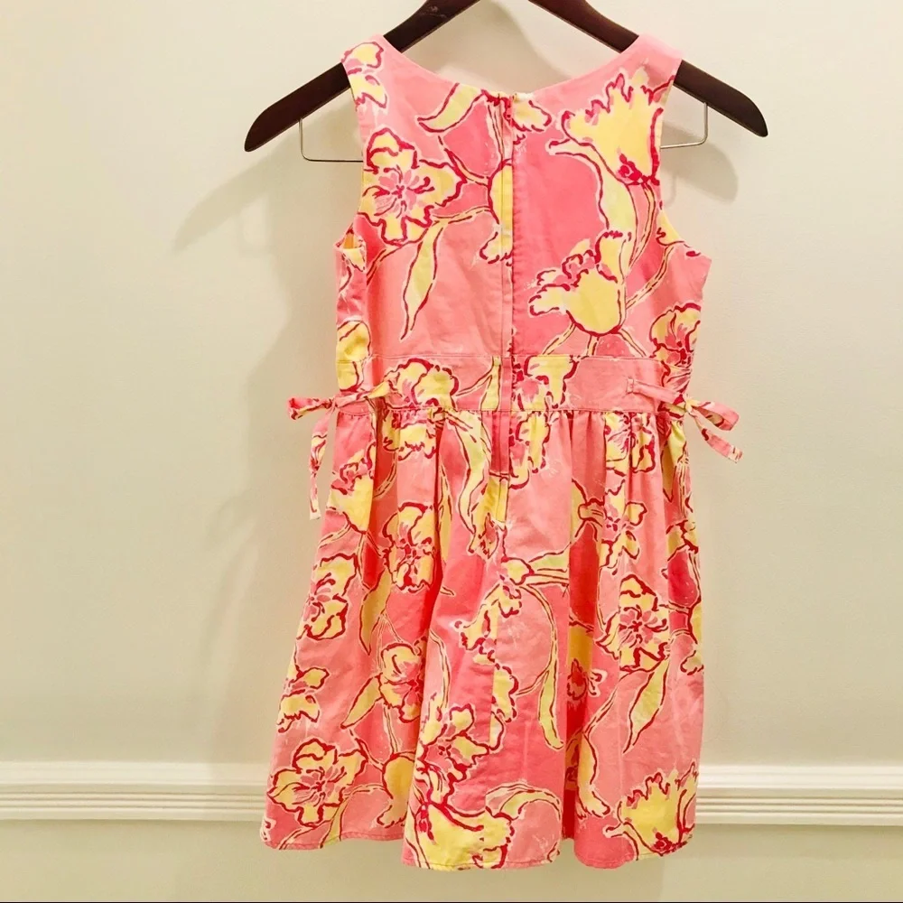 Lilly Pulitzer Little Eryn Dress Hotty Pink Floral